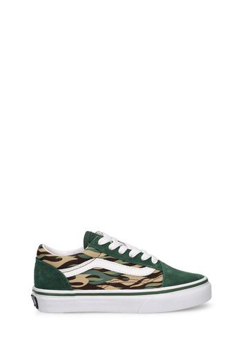 Sneakers Old Skool V In Misto Pelle