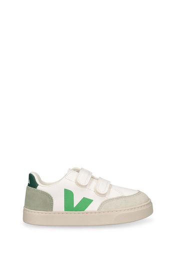 Sneakers V-12 In Pelle Senza Cromo