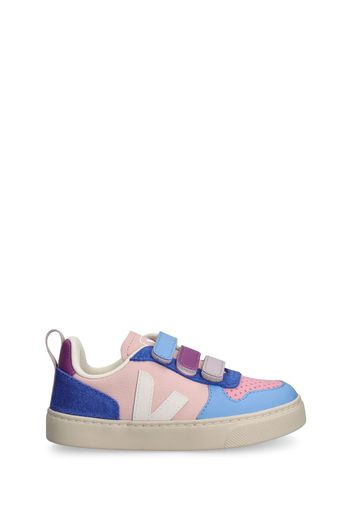 Sneakers V10 In Pelle Senza Cromo