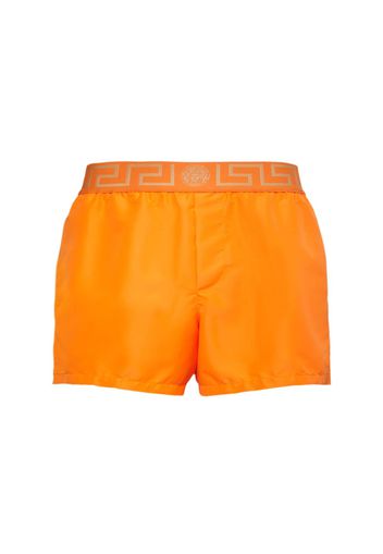 Shorts Mare In Nylon Con Logo