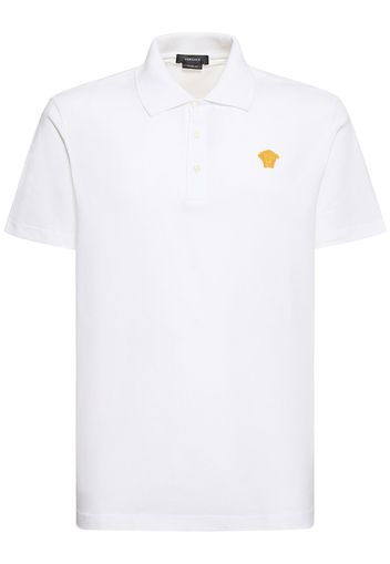 Polo In Cotone Con Logo