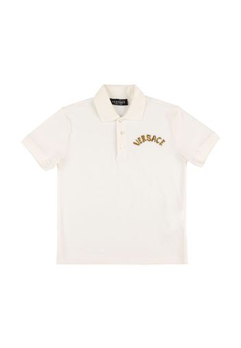 Polo In Cotone Con Logo