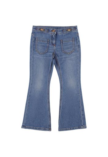 Jeans In Denim Di Cotone