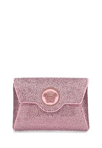 Pochette Mini In Raso Con Cristalli