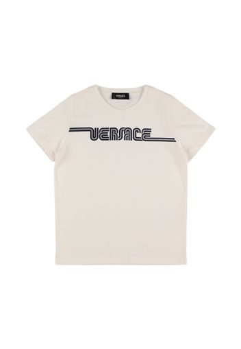 Printed Logo Cotton Jersey T-shirt