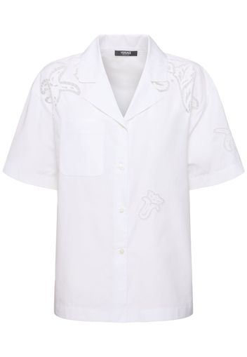 Baroque Print Poplin Shirt