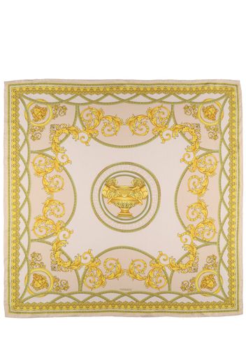 Foulard La Coupe In Twill Di Seta Stampata