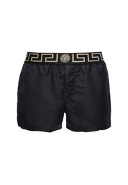 Shorts Mare In Nylon Con Logo