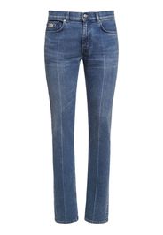 Jeans In Denim Di Cotone Stonewashed