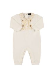 Cotton Jersey Romper W/ Insert