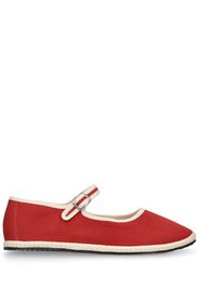 Scarpe Mary Jane Lido In Cotone 10mm