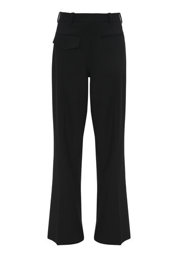 Reverse Front Wool Blend Pants