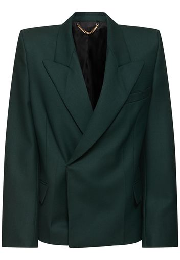 Blazer In Misto Lana / Spalle A Punta