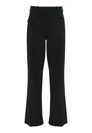 Reverse Front Wool Blend Pants