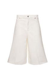 Oversized Cotton Bermuda Shorts