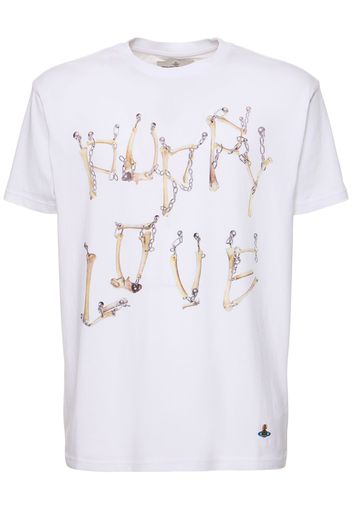 T-shirt In Cotone Con Stampa