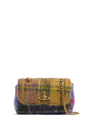 Piccola Borsa Purse In Mohair Tartan