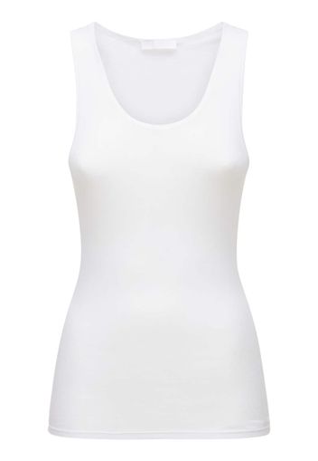 Tank Top In Jersey Di Cotone A Costine