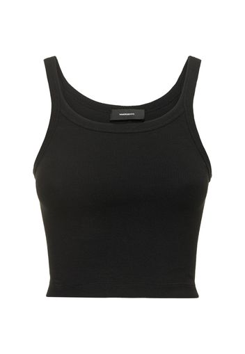 Tank Top Hailey Bieber In Cotone Stretch