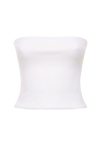 Strapless Opaque Stretch Jersey Top