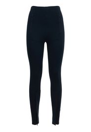 Leggings In Jersey Stretch Con Zip