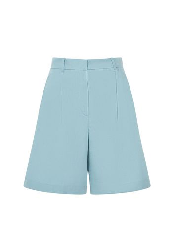 Ecuba Cotton & Linen Canvas Shorts