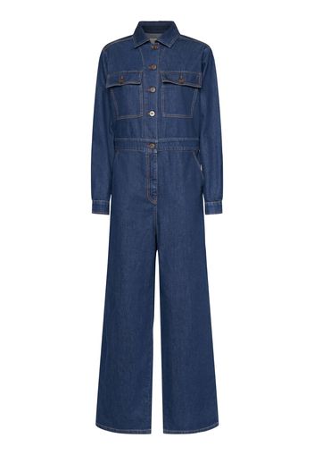 Pirania Cotton Denim Jumpsuit