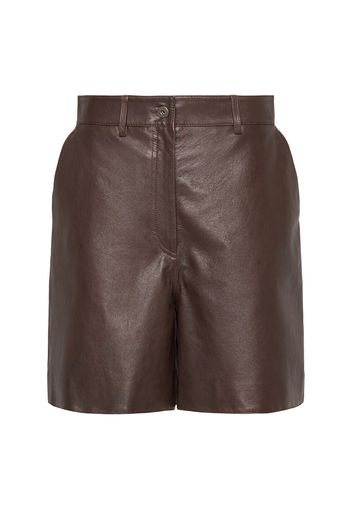 Biella Leather Shorts