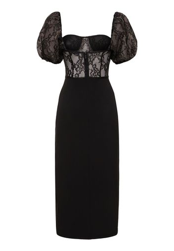 Lace Midi Corset Dress