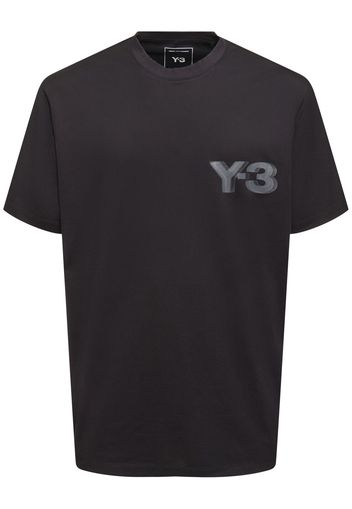 T-shirt A Maniche Corte In Cotone Con Logo Y-3