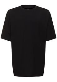 T-shirt Boxy A Maniche Corte In Cotone