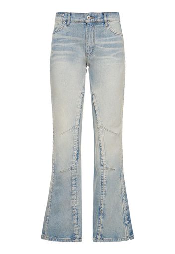 Jeans Vita Bassa In Denim / Gancini