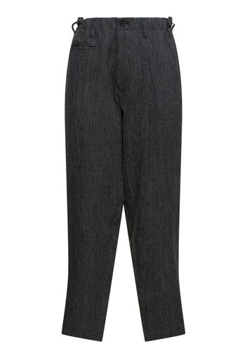 Pantaloni Slim Fit G-coin In Lino