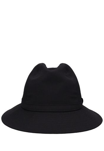 Cappello Fedora In Gabardina Di Lana