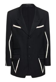 Blazer In Gabardina Di Lana