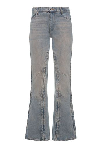 Jeans Vita Bassa In Denim / Spacchi