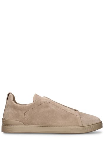 Sneakers Low-top Triple Stitch In Pelle