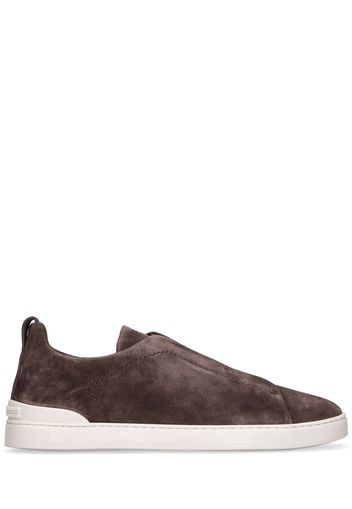 Sneakers Low-top Triple Stitch In Pelle