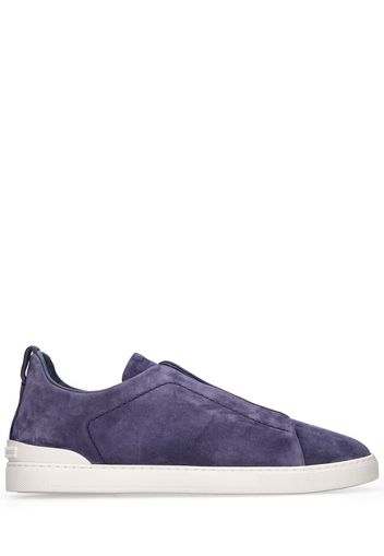 Sneakers Low-top Triple Stitch In Pelle