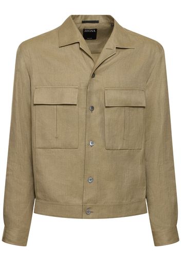 Oasi Linen Twill Overshirt