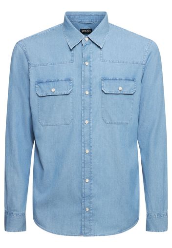 Camicia Cashco Regular Fit In Denim