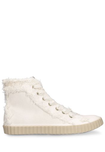 Sneakers High Top In Cotone