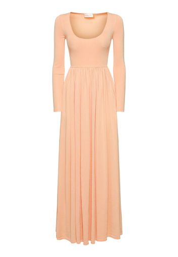 Natura Scoop Neck Maxi Dress