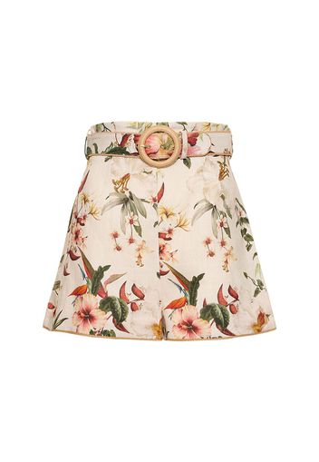 Lexi Fitted Linen Shorts