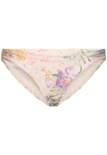 Slip Bikini Halliday In Lycra Con Stampa Floreale