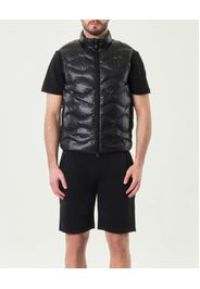 Gilet nero Blauer 100 grammi senza cappuccio con trapuntatura ad onde