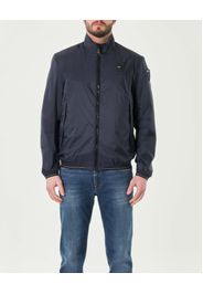 Giubbino sailor blu in micro ripstop con patch scudetto