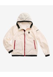 Giacca a vento Blauer Dodge avorio con dettagli rossi