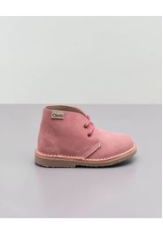 Polacchino rosa in pelle scamosciata