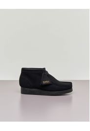 Wallabee Boot nero in pelle scamosciata con suola in para